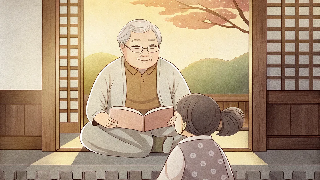 Mina apprend les proverbes coréens avec son grand-père